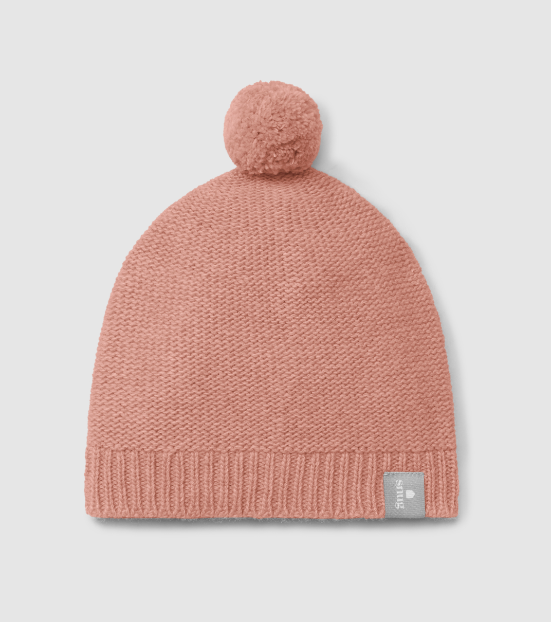 Heathered Rose Baby Beanie