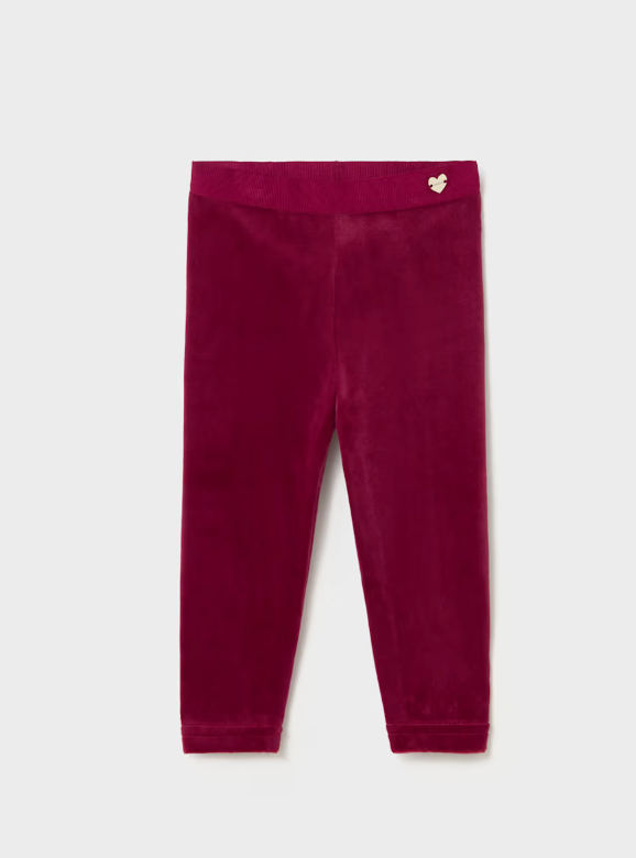 Raspberry Velvet Leggings | 712