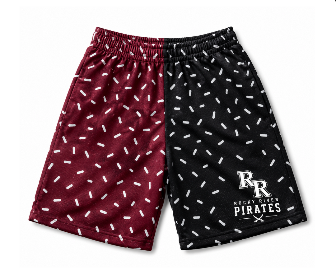 Rocky River Pirates Confetti Shorts