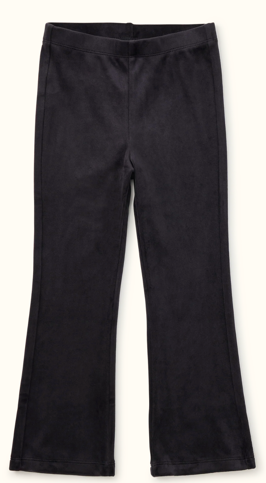 Very Velour Flare Pants | Black