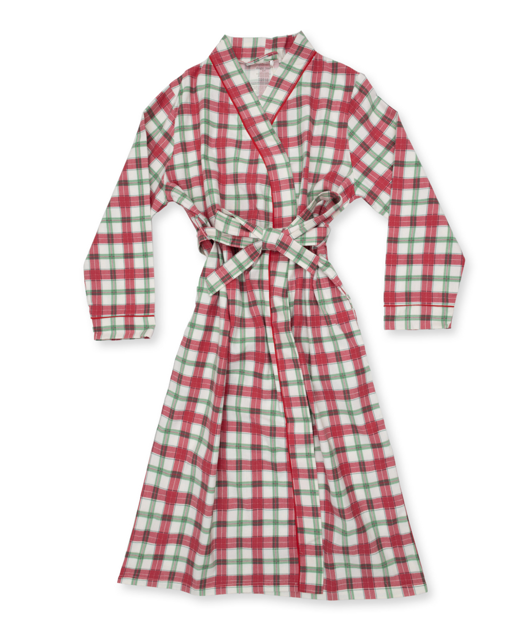 Adult Long Robe | Holiday Plaid