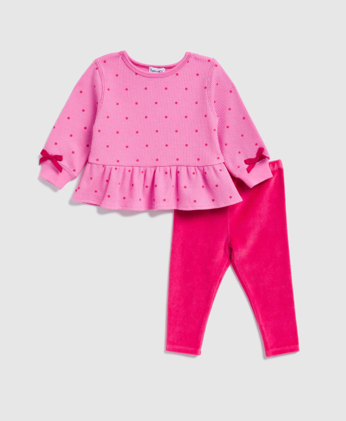 Playful Polka Dot LS Set