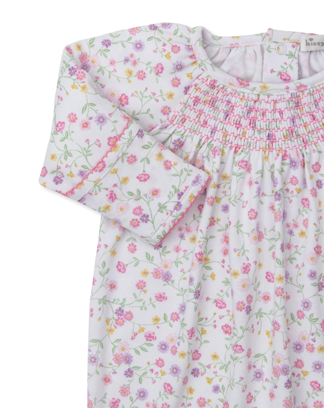 Autumn Gardens Smocked Footie