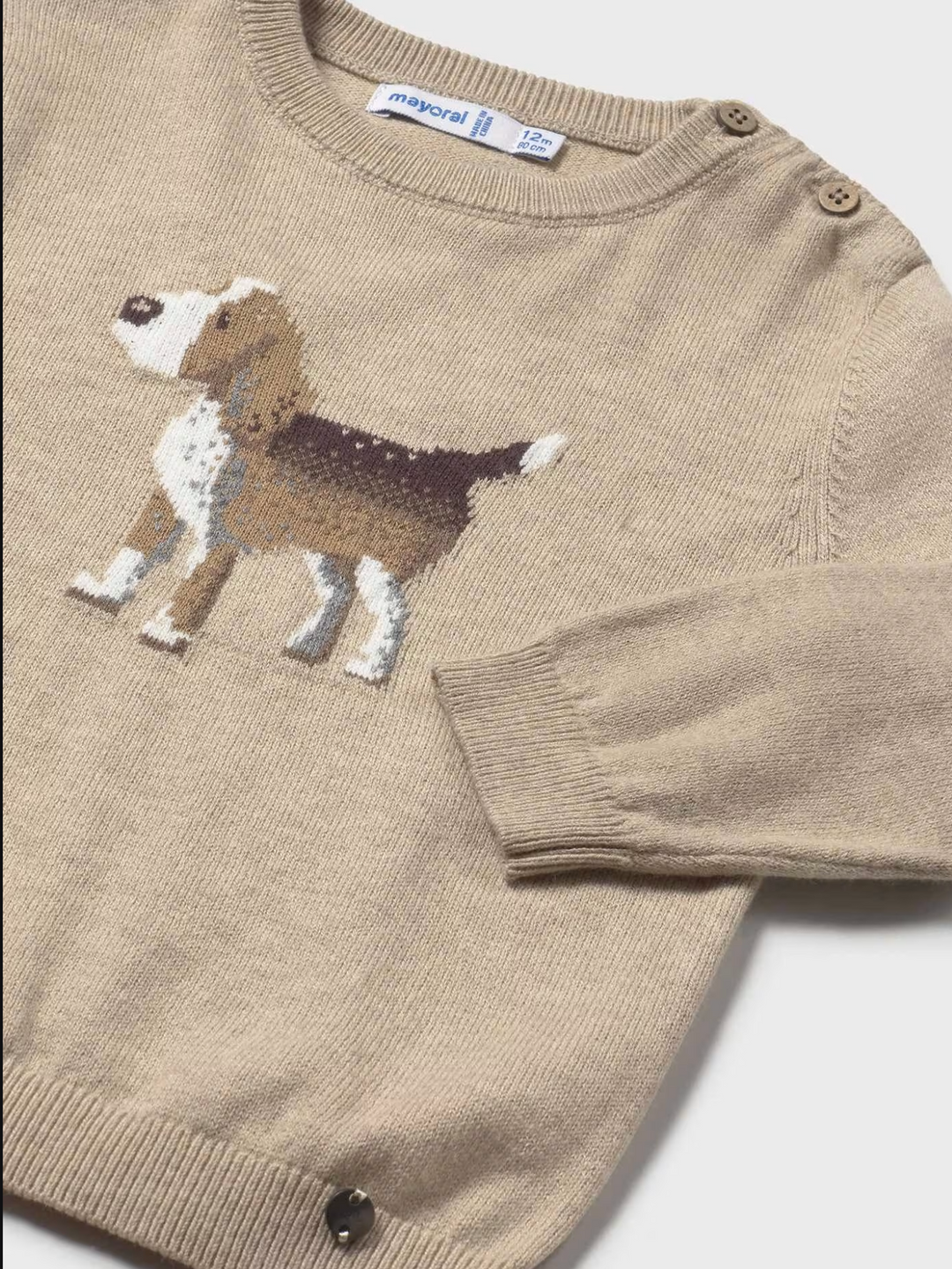 2343 | Tan Beagle Sweater