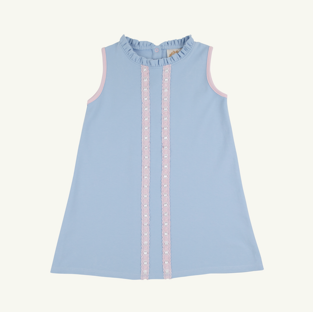 Lizzie's Luxe Leisure Dress | Beale Street Blue/Palm Beach Pink