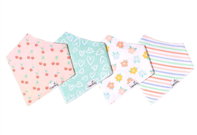 Copper Pearl Bandana Bib Set