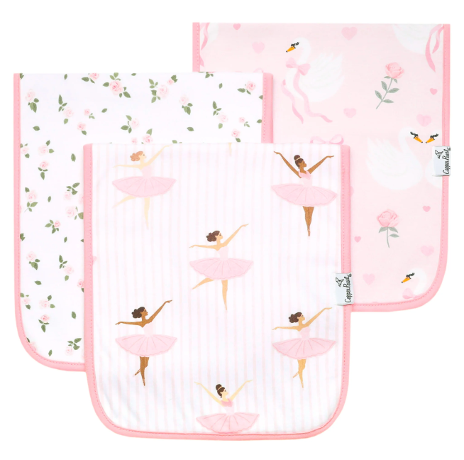 Copper Pearl Premium Burp Cloths