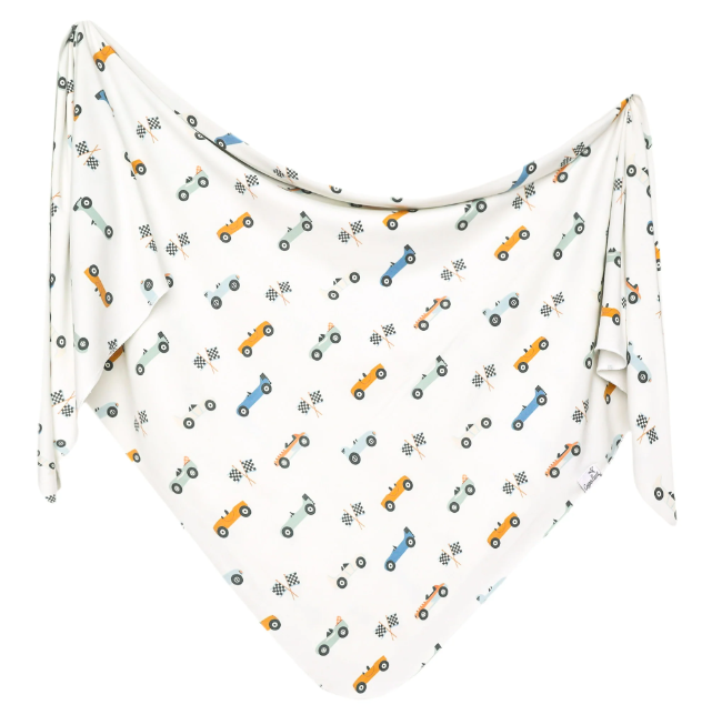 Copper Pearl Knit Swaddle Blanket