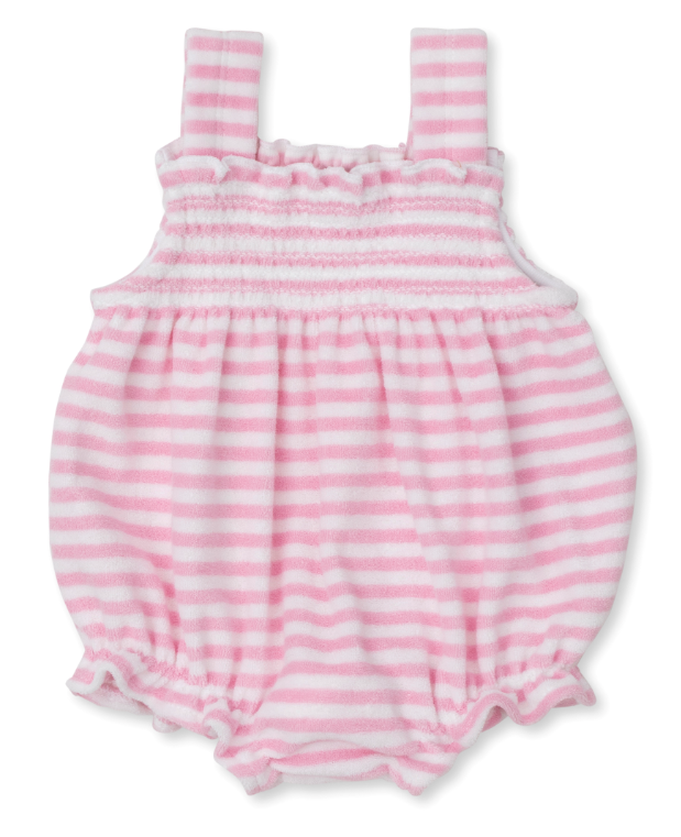 Pink Cabana Stripe Terry Bubble