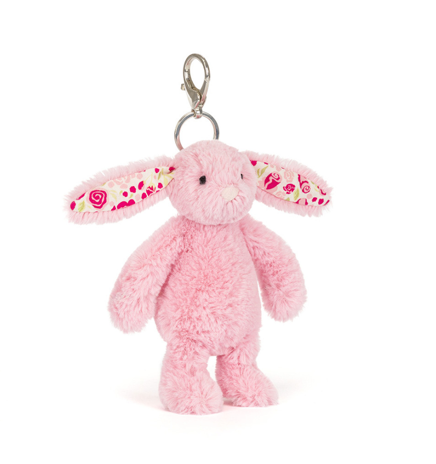 Blushkin Blossom Bunny Bag Charm