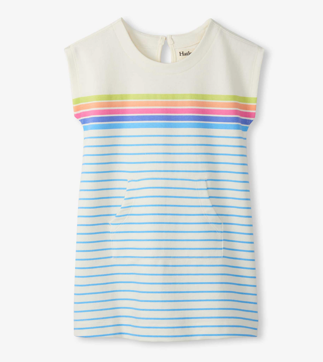 Rainbow Stripe Slouchy Dress