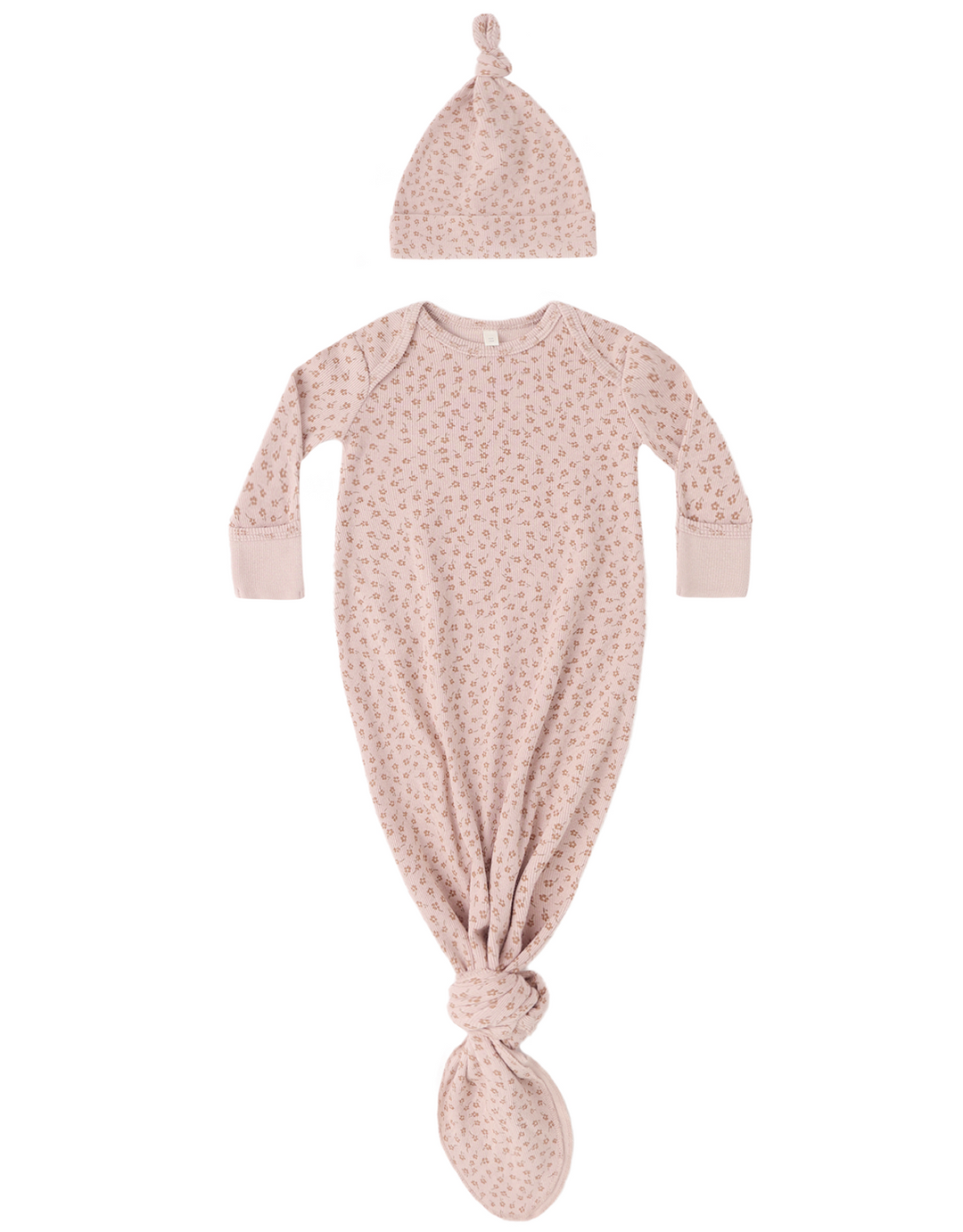 Knotted Baby Gown & Hat Set | Posy