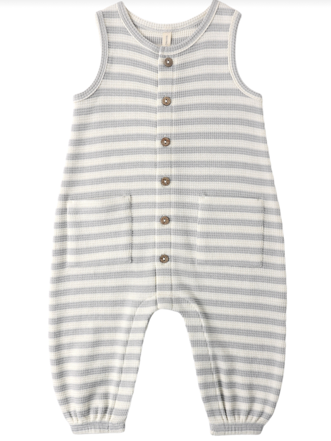 Waffle Jumpsuit | Sky Stripe