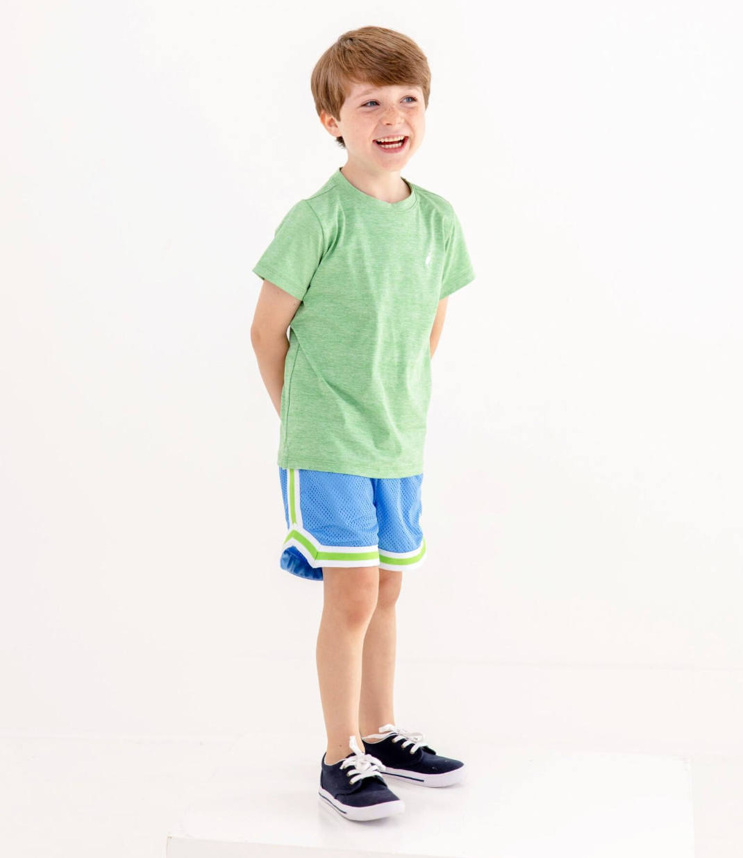Prepletic Sheppy Shorts | Sunrise Blvd Blue/Lexington Lime
