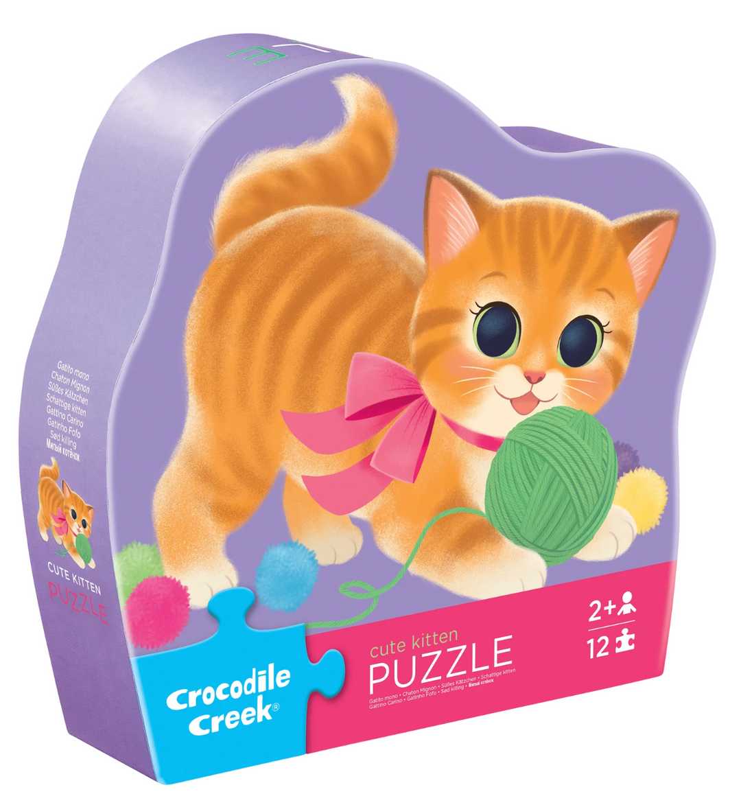 12 pc. Mini Puzzle | Cute Kitten