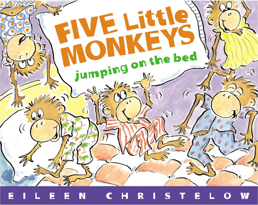 Five Little Monkeys Jumping On The Bed Book