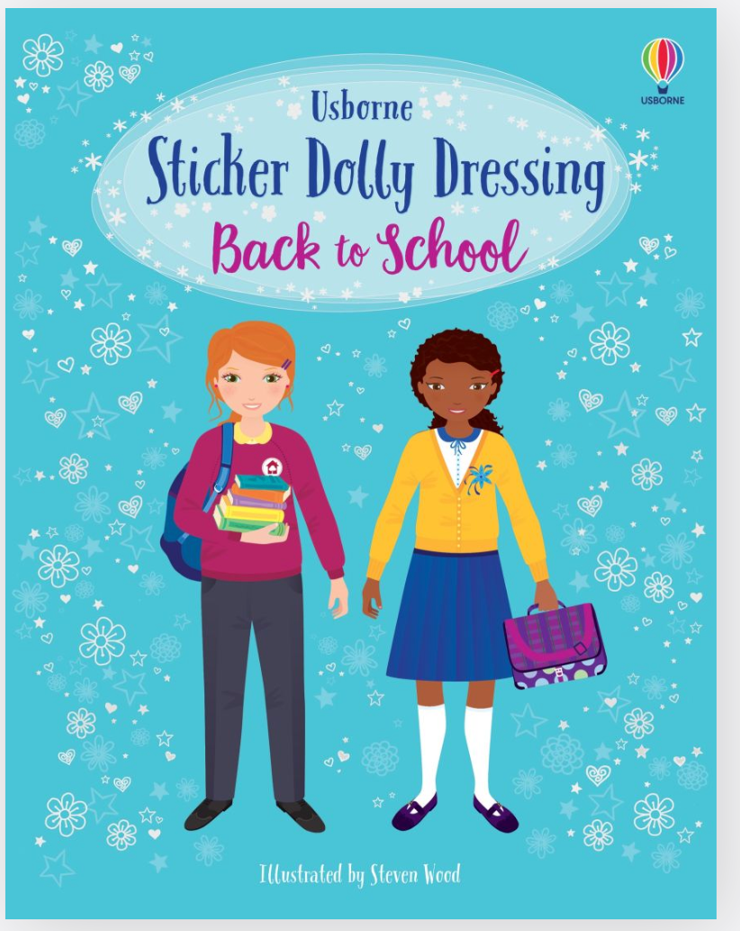 Sticker Dolly Dressing Back to School