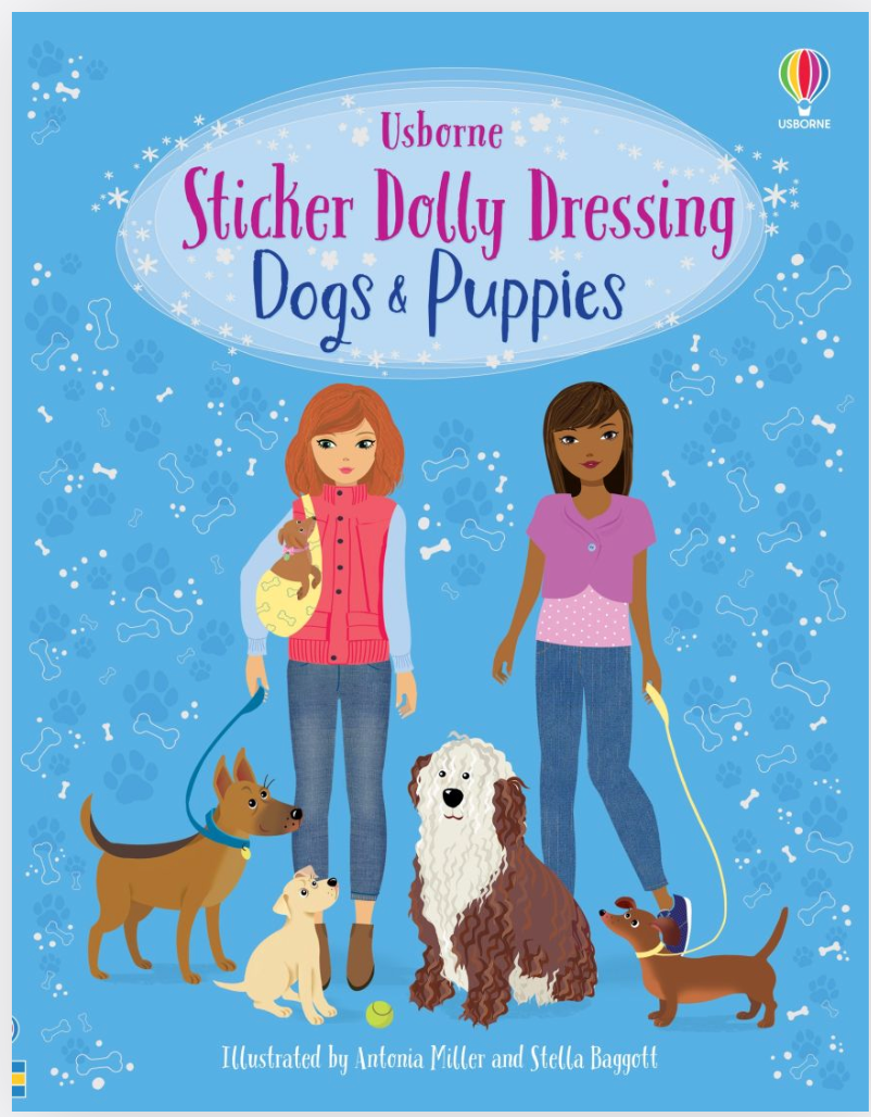 Sticker Dolly Dressing Dogs and Puppies