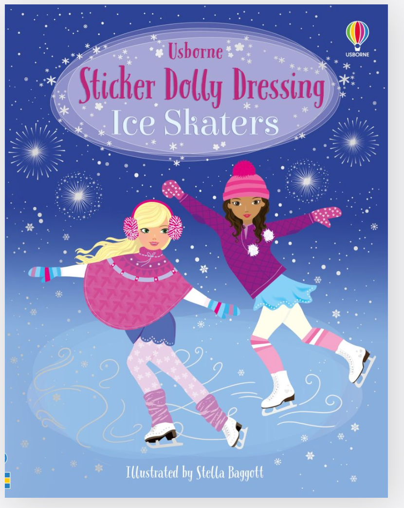 Sticker Dolly Dressing Ice Skaters