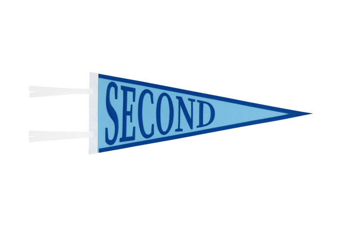 Picture Perfect Pennant | Brookline Blue/Rockefeller Royal
