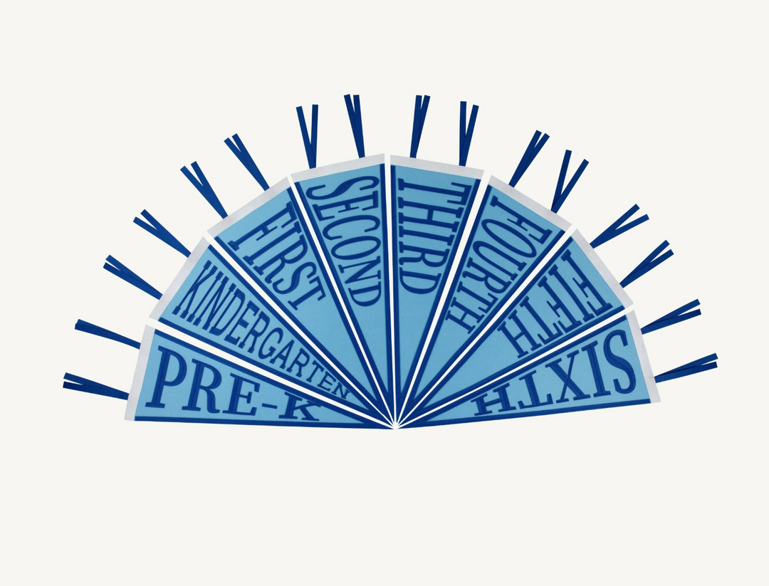 Picture Perfect Pennant | Brookline Blue/Rockefeller Royal