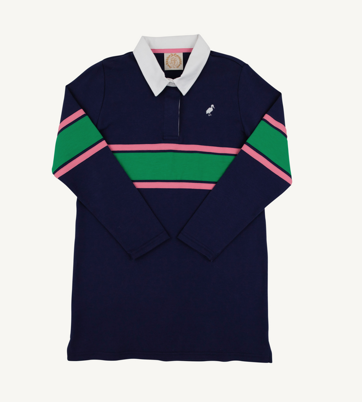 Rollins Rugby Dress | Nantucket Navy/