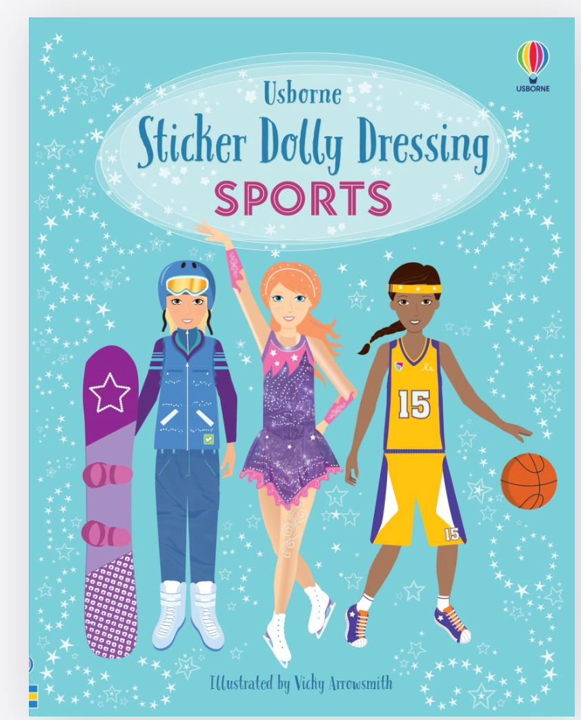 Sticker Dolly Dressing Sports