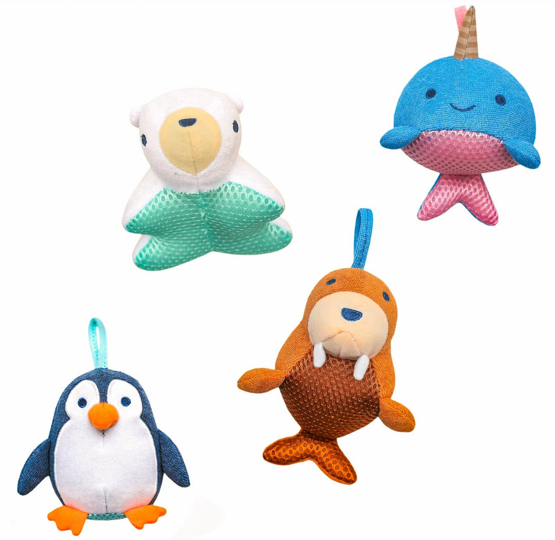 Copper Pearl Plush Bath Toy Set | Arctic Wonder