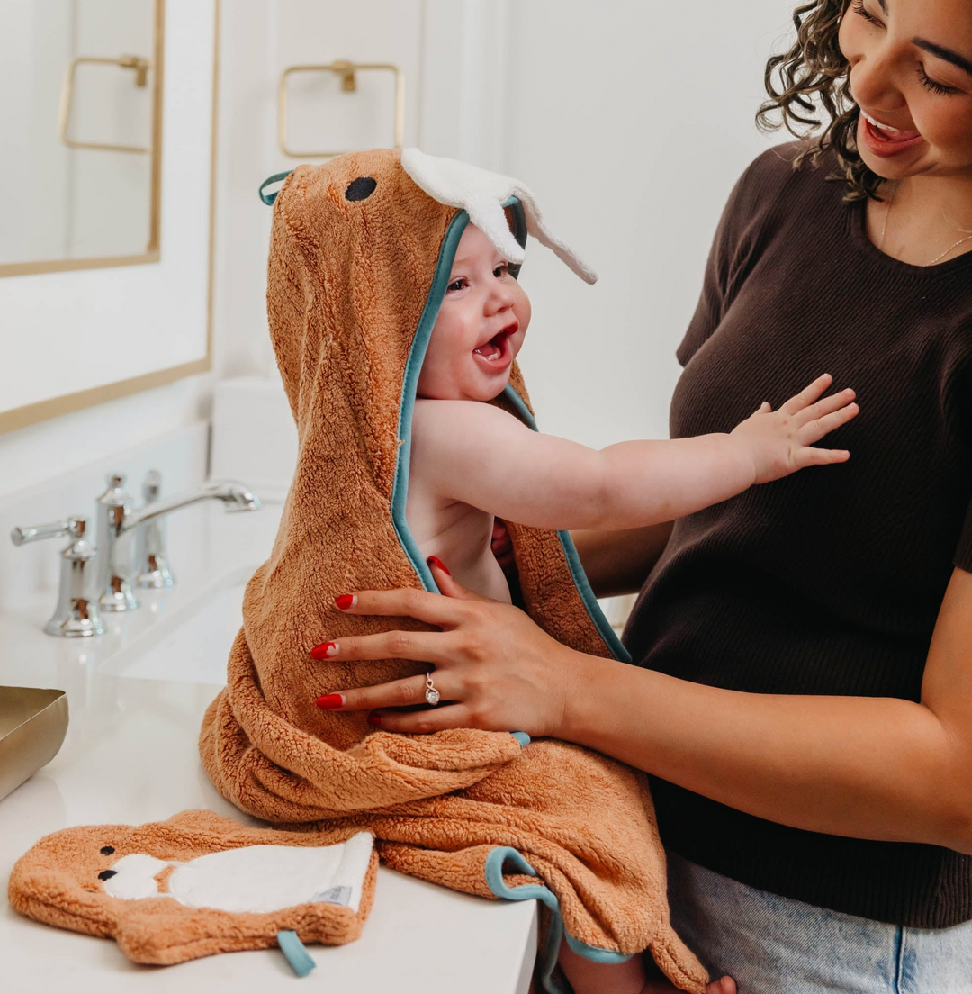 Character Bamboo Hooded Towel | Wally