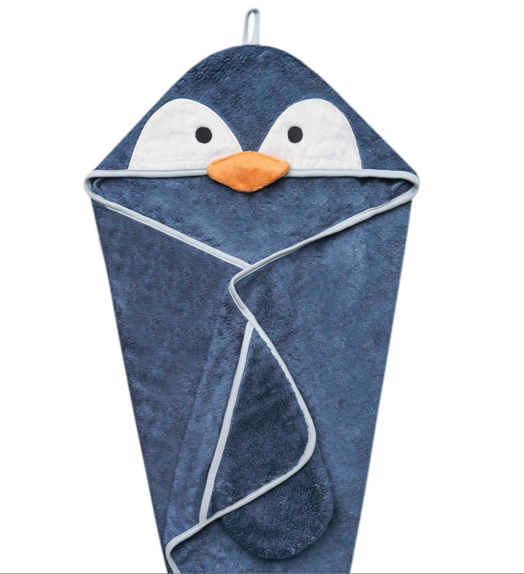 Character Bamboo Hooded Towel | Pebbles