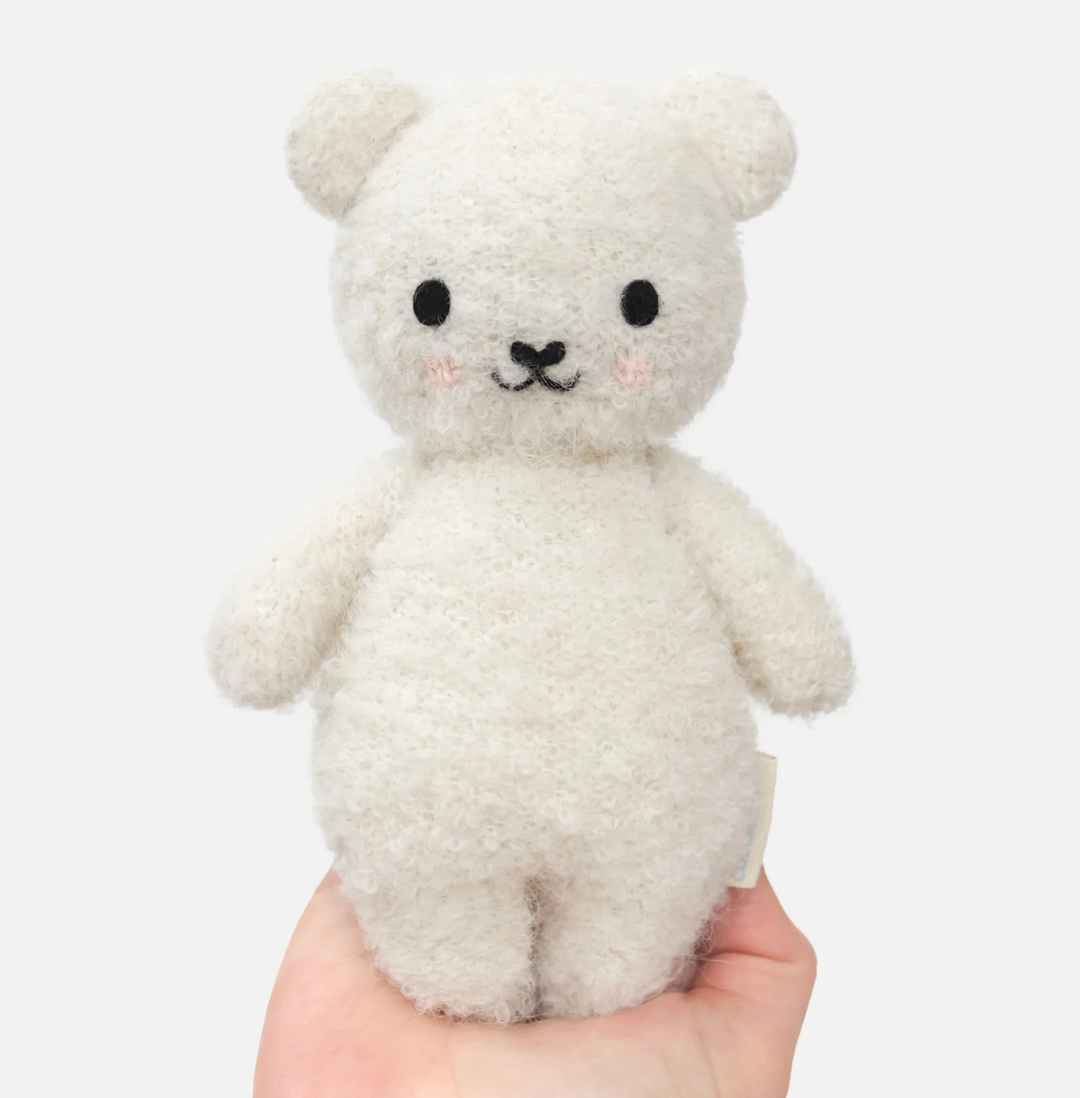 Baby Ivory Boucle Bear