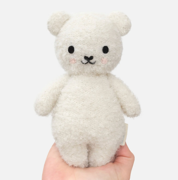 Baby Ivory Boucle Bear