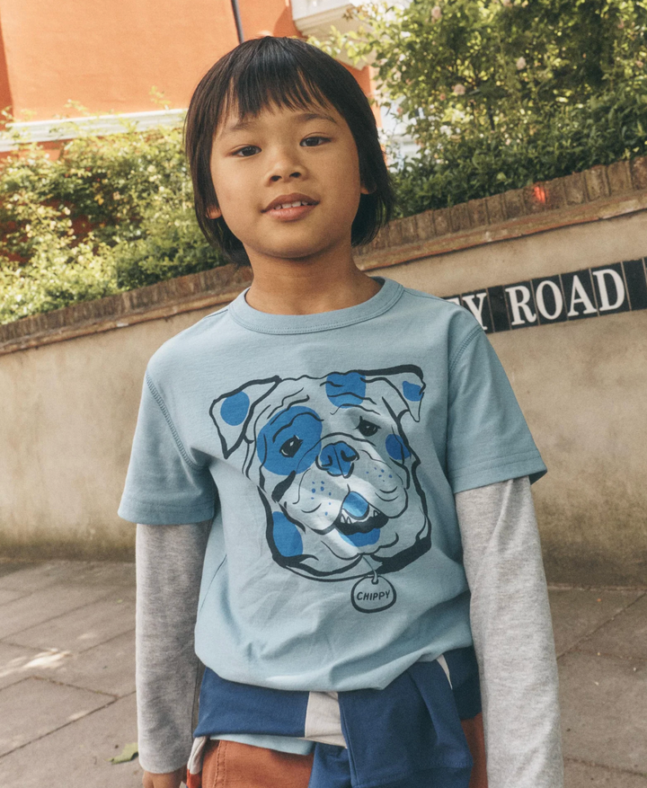 Chippy the Bulldog Layered Tee