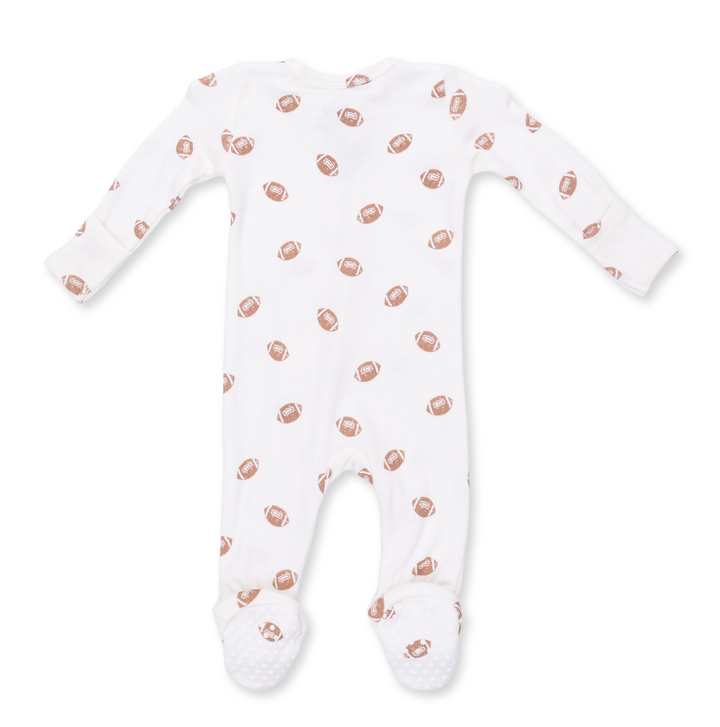 Two Way Zipper Footie | Mini Footballs