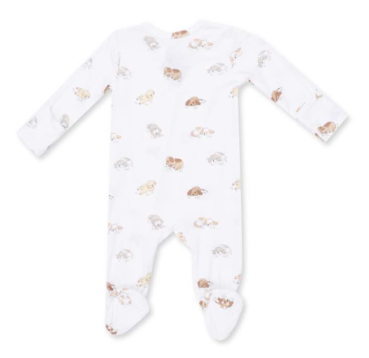 Two Way Zipper Footie | Puppy Snuggle Club