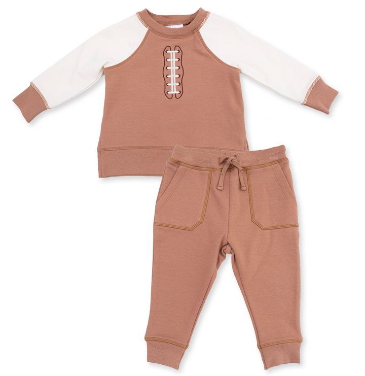 Raglan Sweatshirt & Jogger Set | Football Laces