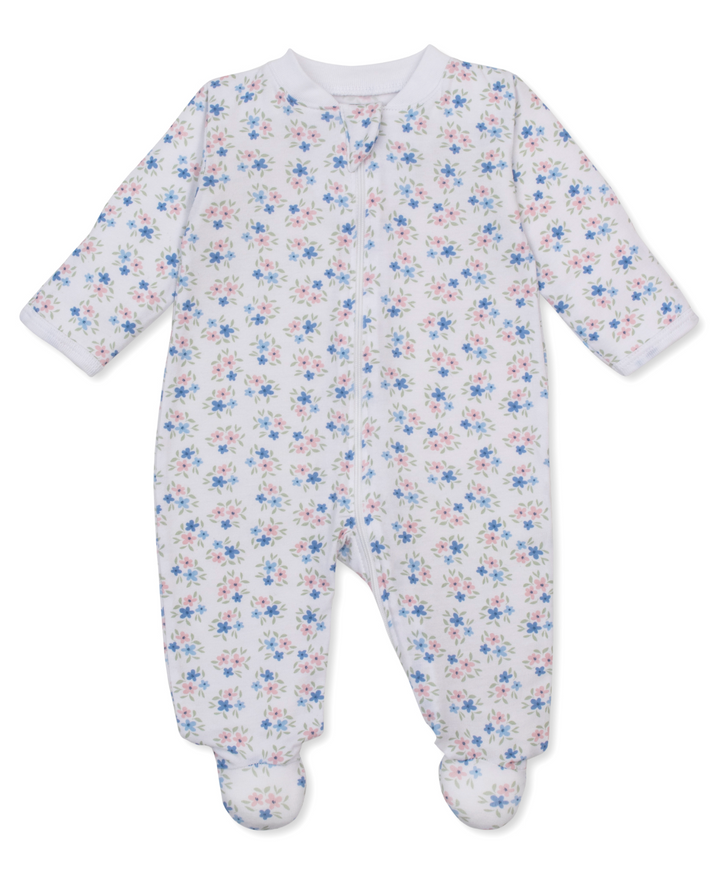 PJ's Petal Party Footie w/ Zipper