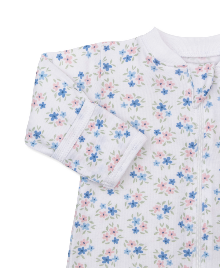 PJ's Petal Party Footie w/ Zipper