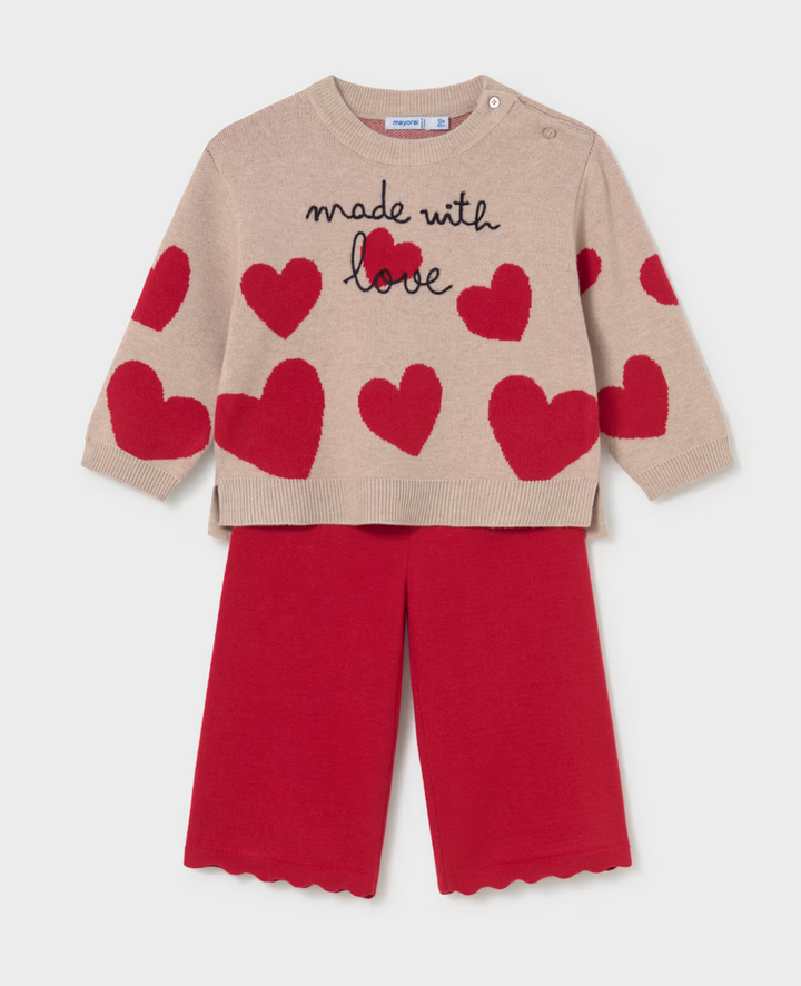Made with Love Sweater Set | 2556