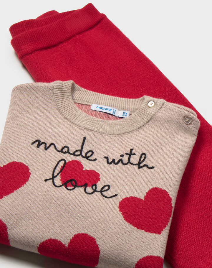 Made with Love Sweater Set | 2556