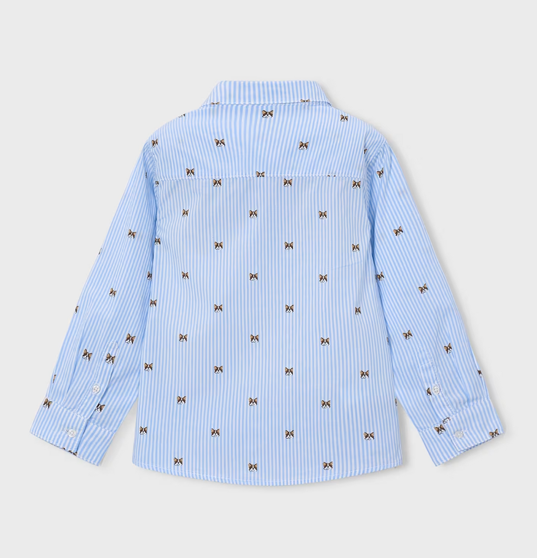 Puppy Stripe Button Down Shirt | 4146