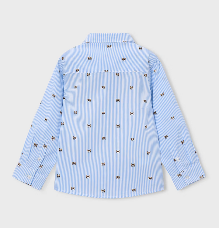 Puppy Stripe Button Down Shirt | 4146