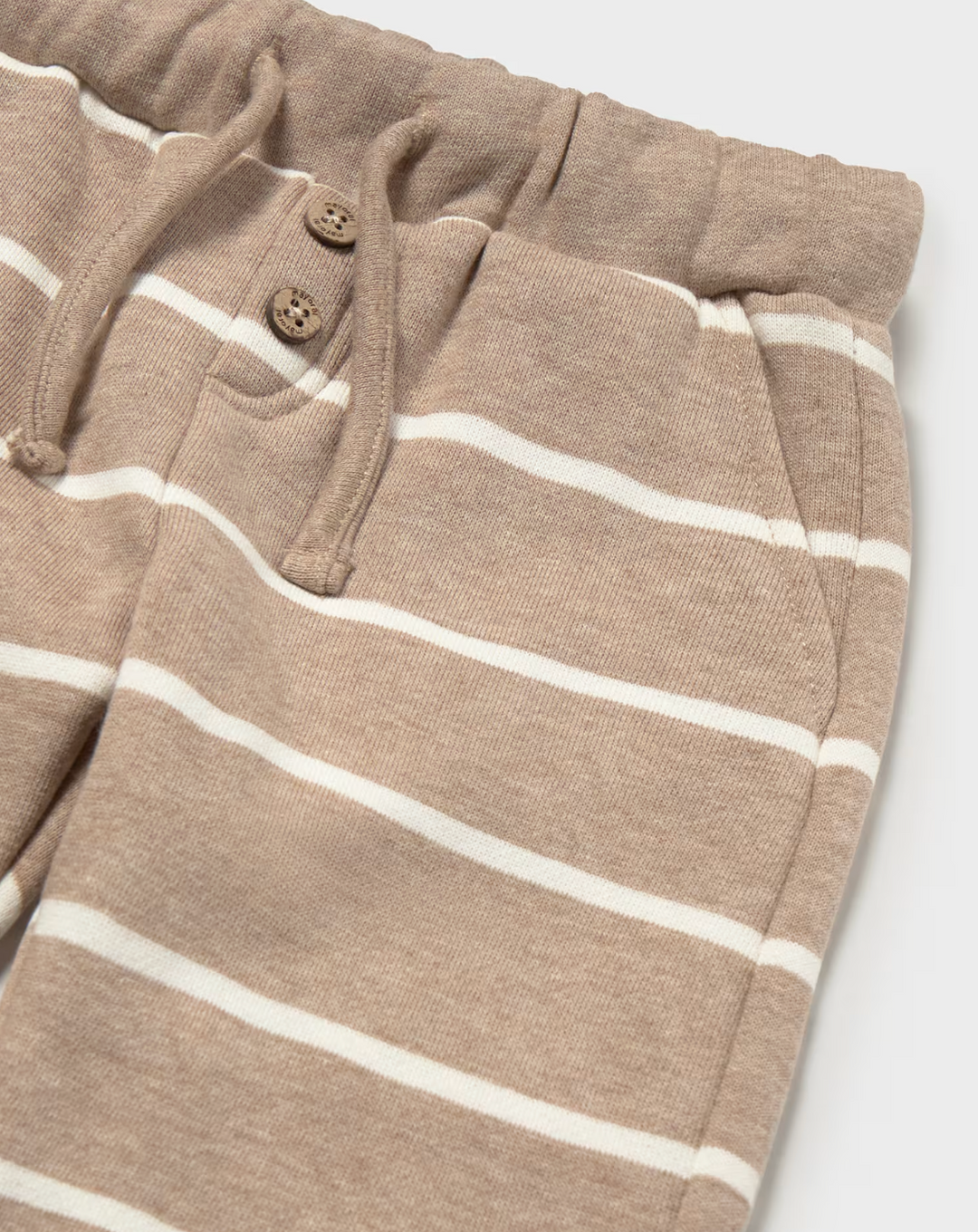 Tan Stripe Jogger Sweatpants | 2538