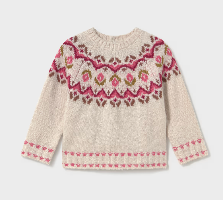 Rose Jacquard Sweater | 2384