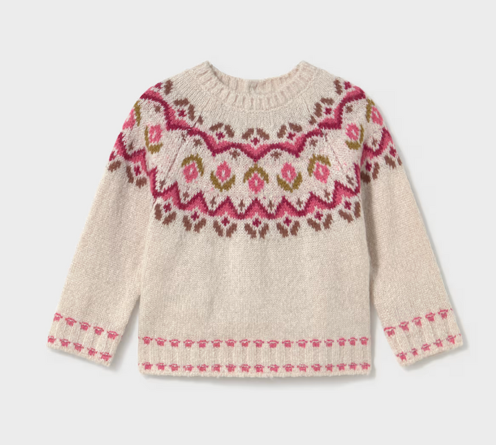 Rose Jacquard Sweater | 2384