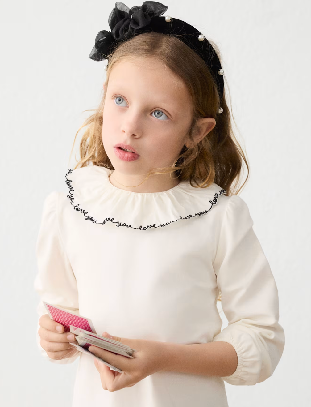 Ivory Love You Ruffle Blouse | 4149
