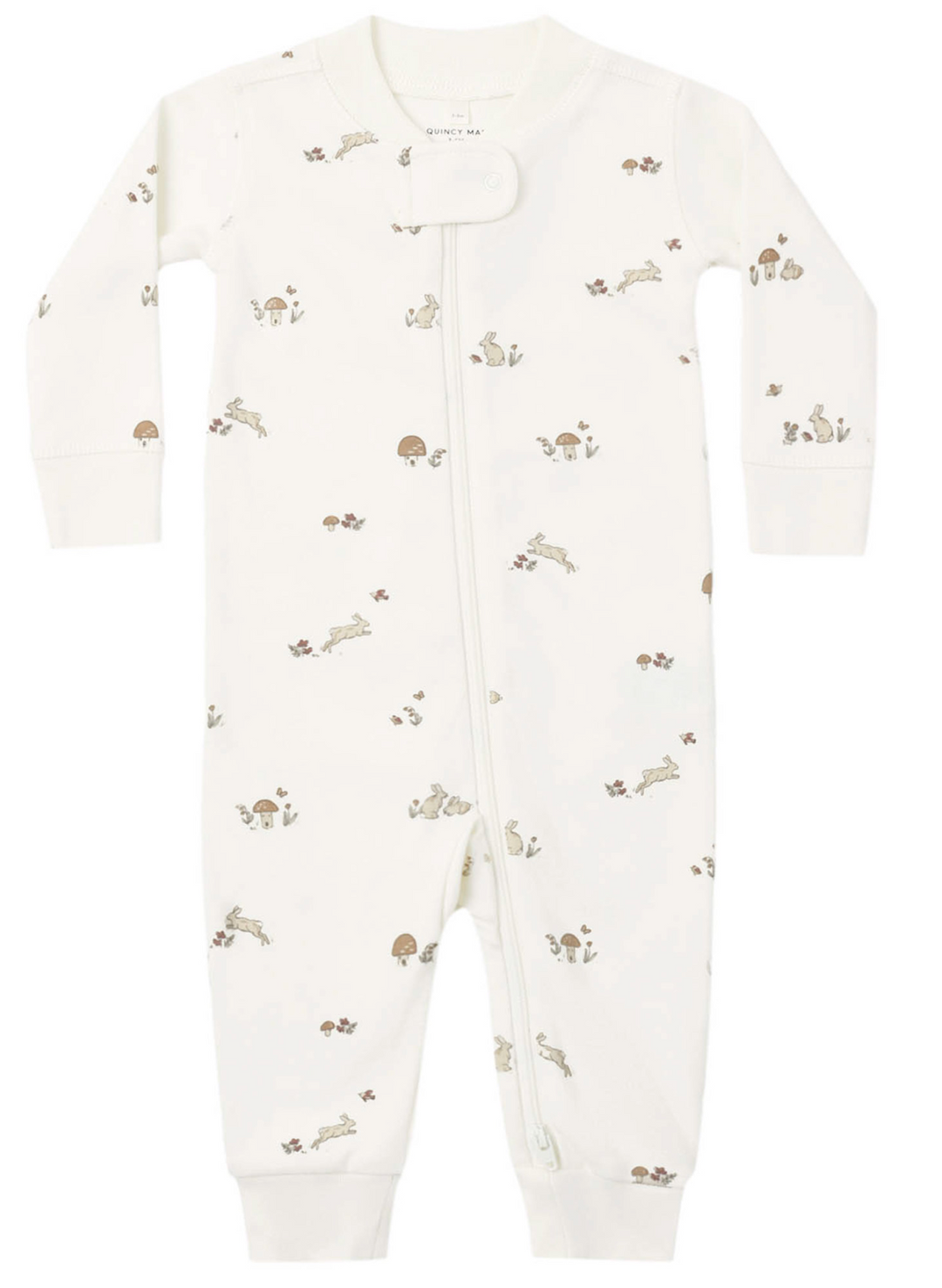 Zip Long Sleeve Sleeper | Bunnies