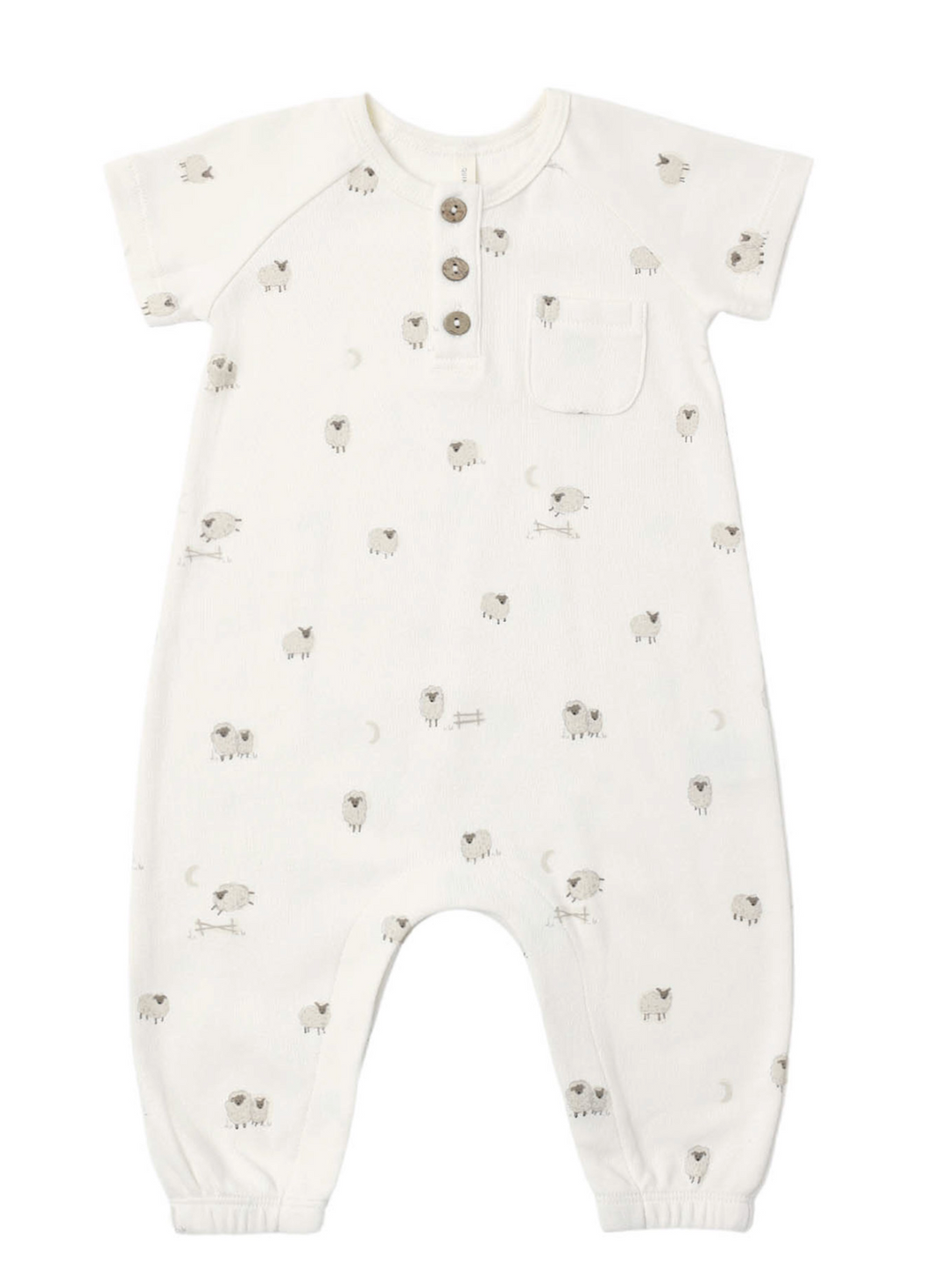 Short Sleeve Jumpsuit | Sheep