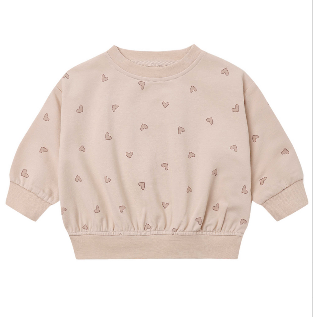 Relaxed Sweatshirt | Hearts