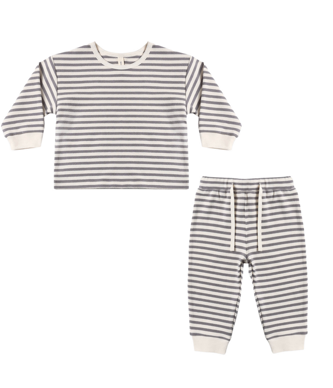 Cozy Set | Slate Stripe